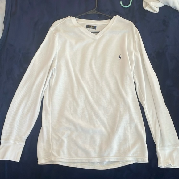 Long sleeve polo v neck - Picture 1 of 1